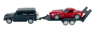 Samochody i pojazdy dla dzieci - WELLY 2-PACK MERCEDES G-CLASS + MERCEDES-BENZ SLS AMG 1:34 - miniaturka - grafika 1