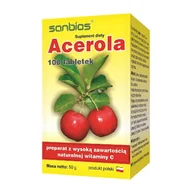 Przeziębienie i grypa - Sanbios Natur C Acerola 100 szt. - miniaturka - grafika 1