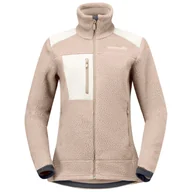 Bluzy sportowe damskie - Bluza damska Norrona trollveggen warm3 Jacket Rozmiar: L / Kolor: beżowy - miniaturka - grafika 1