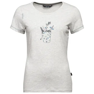 Koszulka CHILLAZ Saile Flower W grey melange 36 - Koszulki sportowe damskie - miniaturka - grafika 1