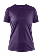 Koszulki i topy damskie - Craft CORE Unify Training Tee | damska koszulka sportowa L | True Purple | odzież sportowa dla kobiet z poliestru pochodzącego z recyklingu | zakrzywione szwy boczne | Quick Dry T-shirt damski | - miniaturka - grafika 1