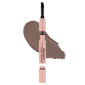 Pomada do brwi - J.Cat Attention 4-in-1 Pomade Brow Gel Pomada do stylizacji brwi 4w1, Soft Brown - miniaturka - grafika 1