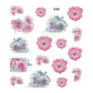 Naklejki Do Paznokci 5D Akrylowe Samoprzylepne 568 - Ozdoby do paznokci - miniaturka - grafika 1