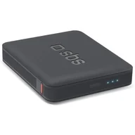 Powerbanki - SBS TEBB5000HDK 5000mAh 10W Czarny - miniaturka - grafika 1