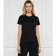 Koszulki i topy damskie - Karl Lagerfeld T-shirt COMMERCIAL LOGO Regular Fit - miniaturka - grafika 1