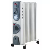 Ogrzewanie przenośne - Kepland Grzejnik olejowy Turbo 2500 W biały  - miniaturka - grafika 1