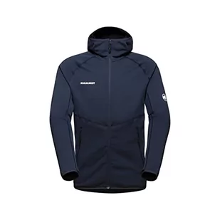 Mammut Męska kurtka z kapturem Aconcagua Ml [101401] Midlayer (1 opakowanie), morski, L - Kurtki męskie - miniaturka - grafika 1