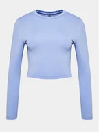 Koszulki i topy damskie - Roxy Top Bold Moves Ls Kttp ERJKT04067 Niebieski Slim Fit - miniaturka - grafika 1