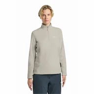 Bluzy damskie - Damska bluza polarowa Jack Wolfskin TAUNUS HZ W pale sand - XL - miniaturka - grafika 1
