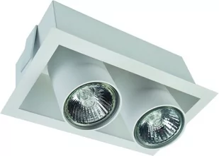 Nowodvorski Wpuszczana LAMPA sufitowa EYE MOD 8938 prostokątna OPRAWA metalowe tuby podtynkowe białe 8938 - Lampy sufitowe - miniaturka - grafika 1
