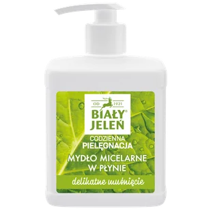 Biały Jeleń, mydło micelarne w płynie, Delikatne Muśnięcie, 500 ml - Mydła - miniaturka - grafika 1
