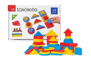 Drewniana gra logiczna 48 elementów - Artyk - Klocki - miniaturka - grafika 1