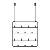 Wieszaki i stojaki - Czarny metalowy wieszak na drzwi 36 cm Estique – Umbra - miniaturka - grafika 1