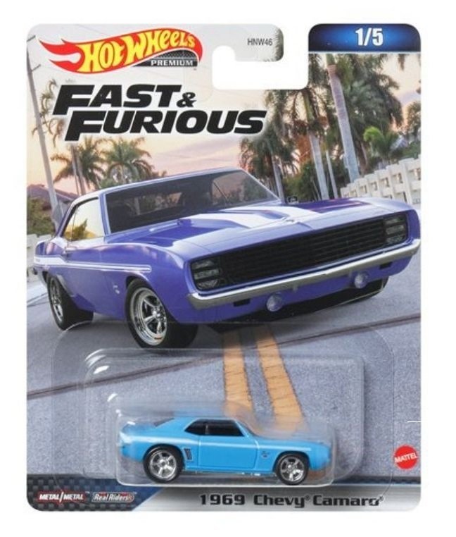 HOT WHEELS 2022 1969 CHEVY CAMARO FAST AND FURIOUS 1/5 HKD24