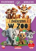 Baśnie, bajki, legendy - Zwierzątka w zoo. Kolorowanka z naklejkami - miniaturka - grafika 1