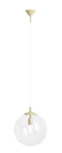 Lampa kulista wisząca Globe 562G12 szklana kula beżowa - Lampy sufitowe - miniaturka - grafika 2