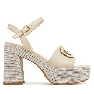Espadryle Guess FLJFML LEA03 Beżowy - Espadryle damskie - miniaturka - grafika 1