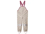 Spodnie i spodenki dla dziewczynek - lupilu® Spodnie przeciwdeszczowe niemowlęce / dziecięce z polarową podszewką (98 - 104, Beżowy) - miniaturka - grafika 1