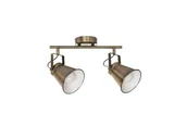 Lampy sufitowe - Britop Tekla lampa sufitowa (spot) 2-punktowa patyna 2742211 - miniaturka - grafika 1