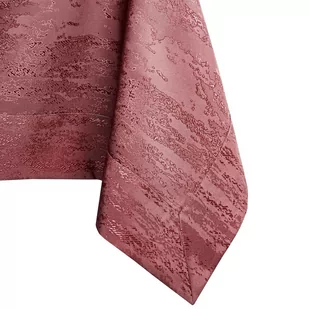 Obrus Vesta Różowy Tłoczony Nowoczesny 140x450 AmeliaHome - TCLOTH/AH/VESTA/BRD/OLDROSE/140X450 - Obrusy i serwetki - miniaturka - grafika 1