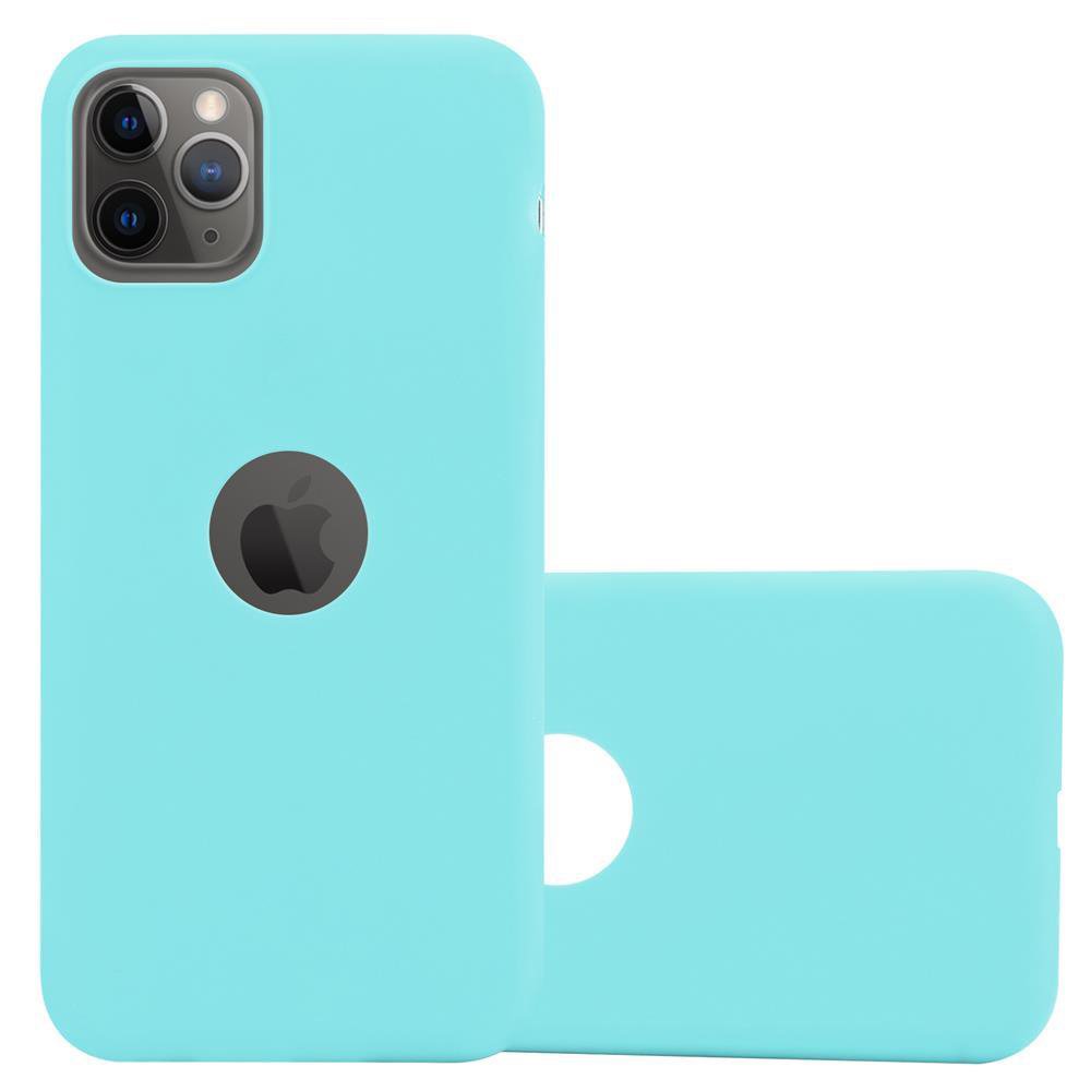 Etui Cadorabo do Apple iPhone 11 PRO (XI PRO) w kolorze CANDY BLUE Etui na telefon wykonane z elastycznego silikonu TPU Ultra Slim Soft Back Cover Case Bumper