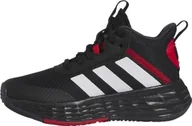 Buty dla dziewczynek - Trampki dziewczęce adidas niskie OwntheGame 2.0 K czarny/biały/różowy - miniaturka - grafika 1