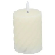Świece - Świeca dekoracyjna ARTI CASA Led 75 x 100 mm Kremowy - miniaturka - grafika 1