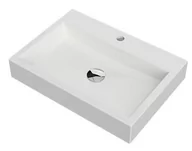 Umywalki - Omnires 60x42 Marble+ THASOS600BP - miniaturka - grafika 1