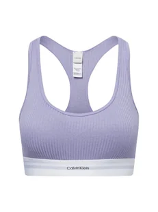 Calvin Klein Biustonosz damski Kobiety Bawełna lila jednolity, S - Biustonosze - miniaturka - grafika 1