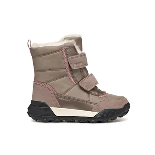 Dziecięce Śniegowce GEOX J TREKKYUP GIRL B AB-VL J46M7E-0FU22-C5005J – Beżowy - Śniegowce damskie - miniaturka - grafika 1