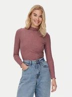 Bluzki damskie - ONLY Bluzka Emma 15180040 Różowy Slim Fit - miniaturka - grafika 1
