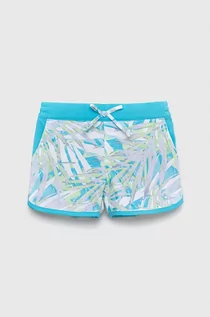 Spodnie i spodenki dla dziewczynek - Columbia szorty dziecięce Sandy Shores Boardshort kolor niebieski wzorzyste - grafika 1