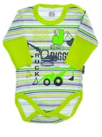 Body dla niemowląt - BODY NIEMOWLĘCE DŁUGI RĘKAW RĘKAWEK ROZM. 56 Pampicio - miniaturka - grafika 1