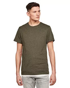 G-STAR RAW Męski T-shirt Base-S Regular, Wielokolorowy (Wild Rovic Htr 336-b245), S - Koszulki męskie - miniaturka - grafika 1