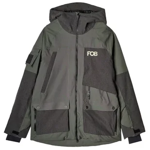 Kurtka zimowa męska 4F Technical Jacket M511 Rozmiar: L / Kolor: zielony/szary - Kurtki męskie - miniaturka - grafika 1