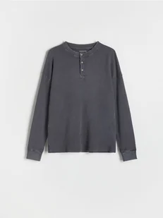 Reserved - Bawełniany longsleeve - granatowy - Bluzki dla chłopców - miniaturka - grafika 1