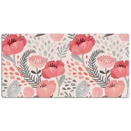 Podkładki na biurko - Mata ochronna z nadrukiem Malowane maki 120x60 cm, Dywanomat - miniaturka - grafika 1