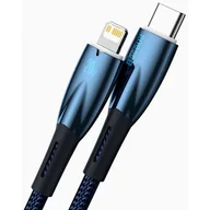 Kable USB - Baseus Kabel USB-C do Lightning Glimmer, 20W, 1m niebieski - miniaturka - grafika 1
