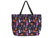 Torebki damskie - Disney Torba podróżna z nadrukiem kotów: Figaro Cheshire Oliver & Co Marie Aristocats, Czarny, One Size - miniaturka - grafika 1