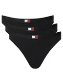 Majtki damskie - Tommy Hilfiger Komplet fig UW0UW06141 Czarny - miniaturka - grafika 1