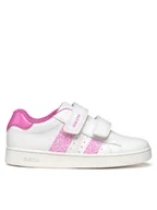Buty dla dziewczynek - Geox Sneakersy J Eclyper J45LRA 000BC C0563 D Biały - miniaturka - grafika 1
