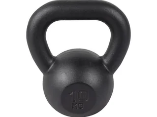 Tiguar Kettlebell żeliwny Tiguar RAW czarny 10 kg RAW_10 - Kettlebell - miniaturka - grafika 1