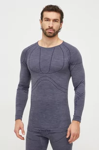 Viking longsleeve funkcyjny Lan Pro Merino kolor niebieski - Bielizna sportowa męska - miniaturka - grafika 1
