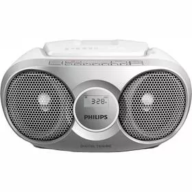 Radio z CD Philips AZ215S Srebrny - Radioodtwarzacze - miniaturka - grafika 1
