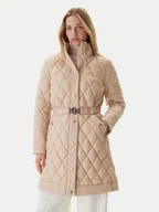 Płaszcze damskie - Fracomina Płaszcz przejściowy FR25WC3004O45301 Beżowy Regular Fit - miniaturka - grafika 1