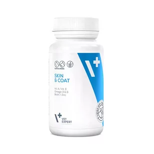 VetExpert Skin & Coat- skóra i sierść ( dla psów i kotów) 30 kapsułek - Suplementy i witaminy dla psów - miniaturka - grafika 1