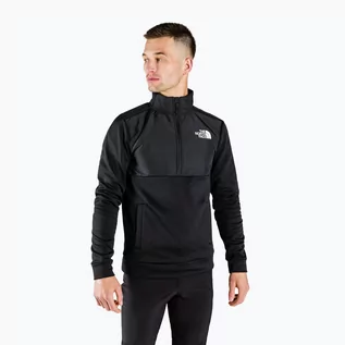 Odzież trekkingowa męska - The North Face Bluza polarowa męska The North Face Ma 1/4 czarna NF0A5IESKX71 - grafika 1