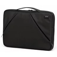 Torby na laptopy - Torba na laptopa LEXON Premium+ Slim 13-14 cali Czarny | Bezpłatny transport - miniaturka - grafika 1