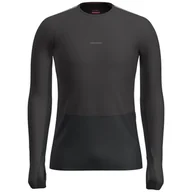 Koszulki sportowe męskie - Koszulka męska Icebreaker M ZoneKnit 260 LS Crewe Rozmiar: XL / Kolor: ciemnoszary - miniaturka - grafika 1