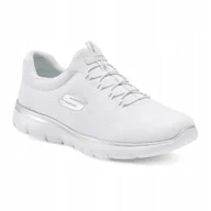 Buty sportowe damskie - Buty damskie Skechers Summits white/silver 39 Eu - miniaturka - grafika 1